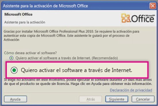 Pagina Web Del Asistente De Activacion De Microsoft Office
