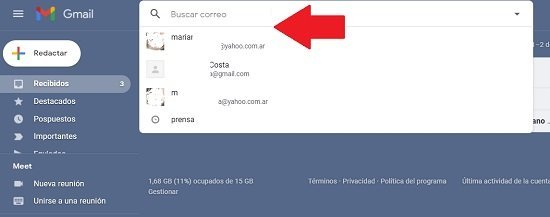 La bandeja de entrada Gmail - Fácil