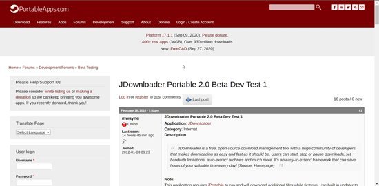 free JDownloader 2.0.1.48011 for iphone instal